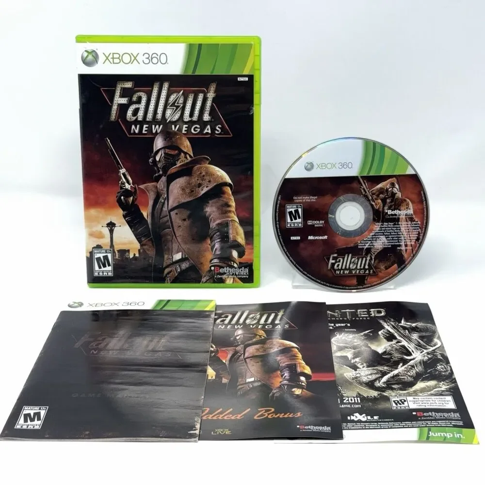 Fallout New Vegas Microsoft Xbox 360 2010 Complete CIB Refurbished Tested